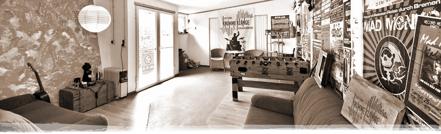 Tonstudio Aufenthalt